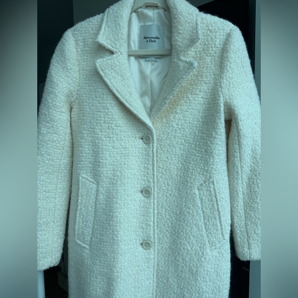 Abercrombie & Fitch Wool Blend Dad Coat
